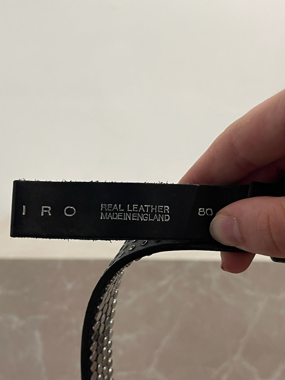 Ceinture Iro noire T.80