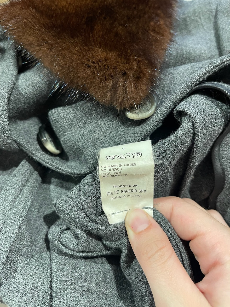 Veste Dolce & Gabbana grise T.34