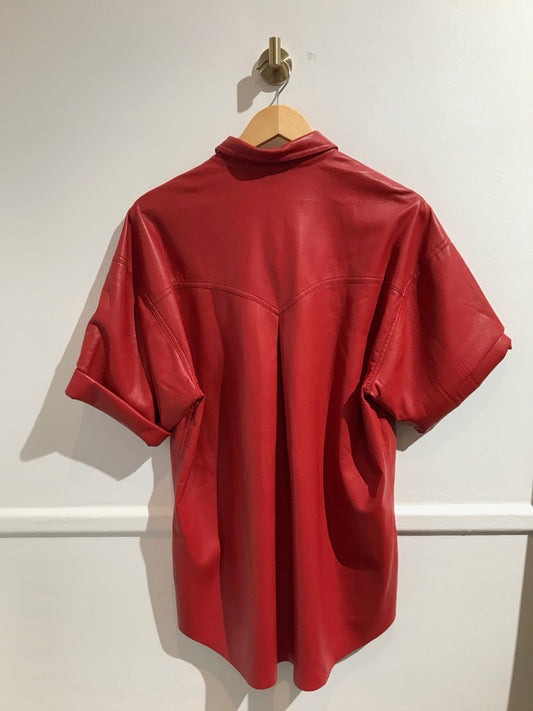 Chemise Nanushka rouge T.M