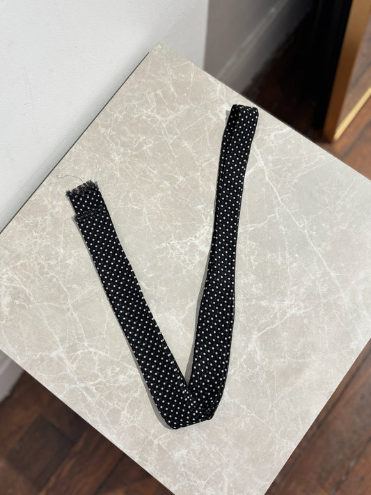 Cravate Saint Laurent noire