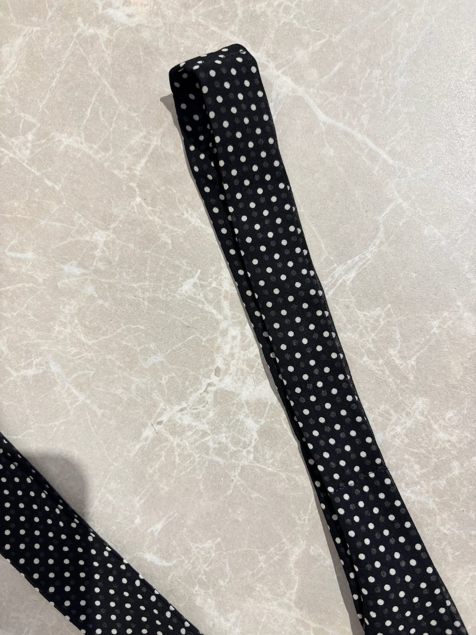 Cravate Saint Laurent noire