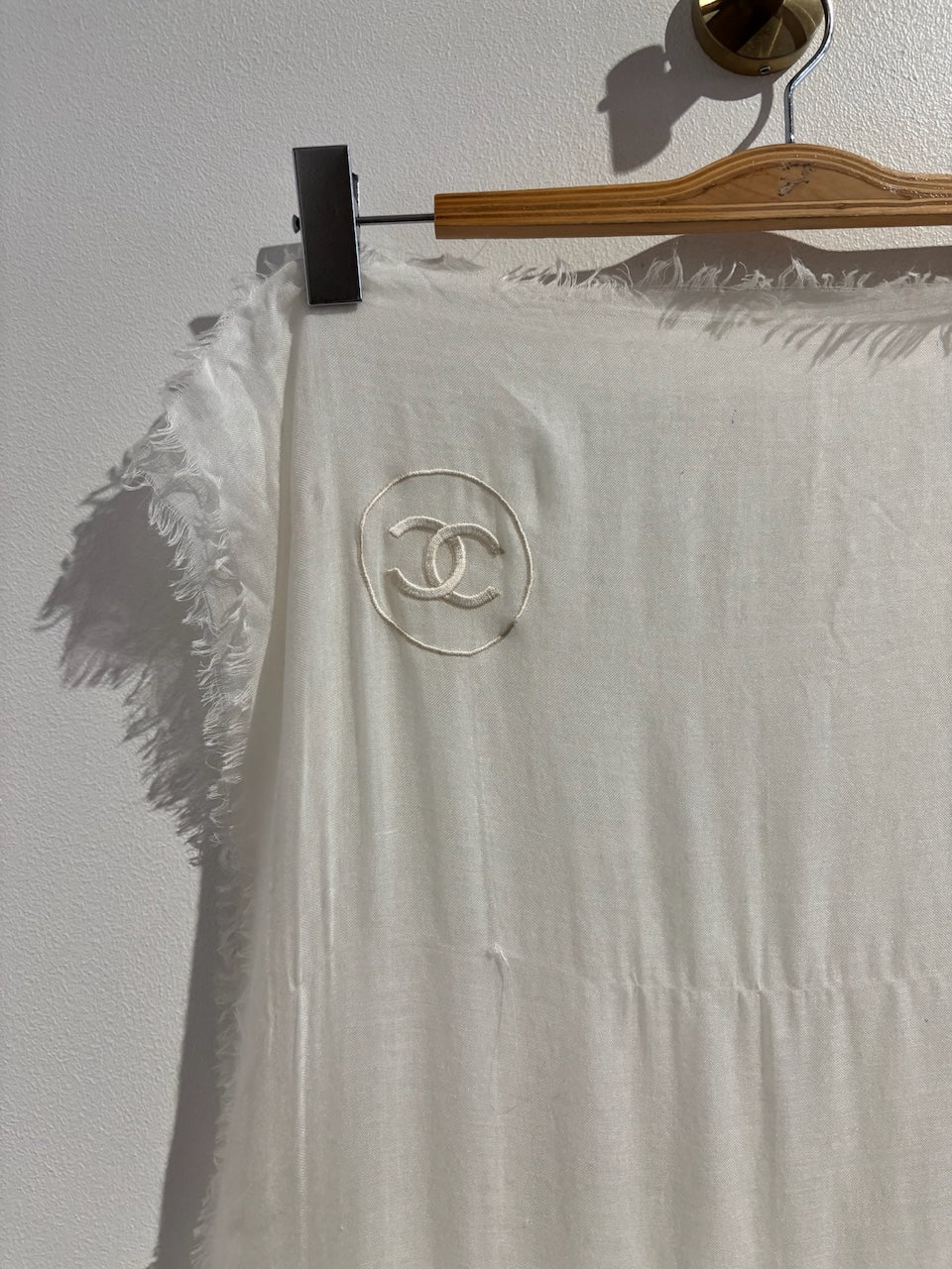 Foulard Chanel blanc