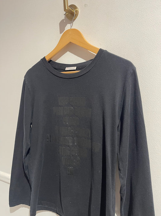 T-shirt Moncler noir T.M