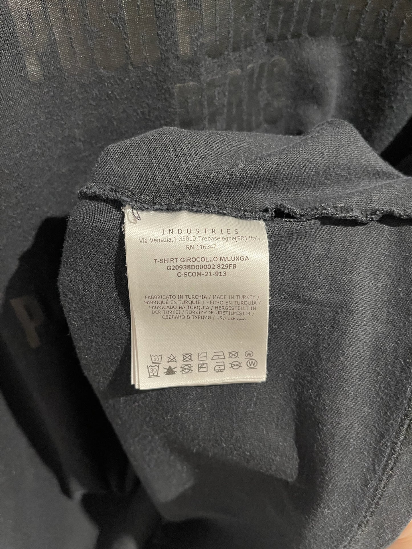 T-shirt Moncler noir T.M