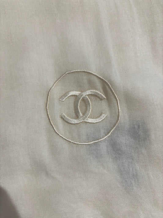 Foulard Chanel blanc