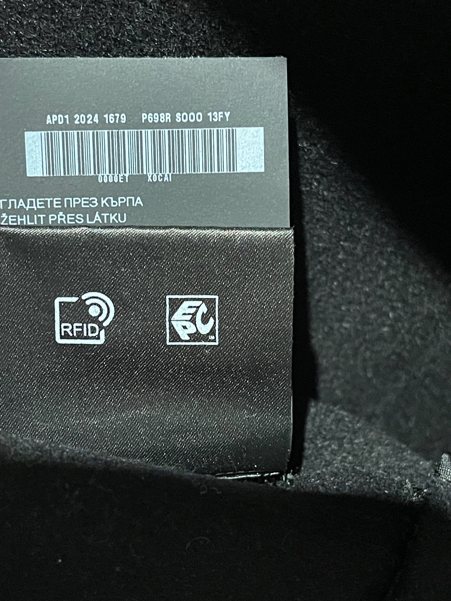 Manteau Prada noir T.38