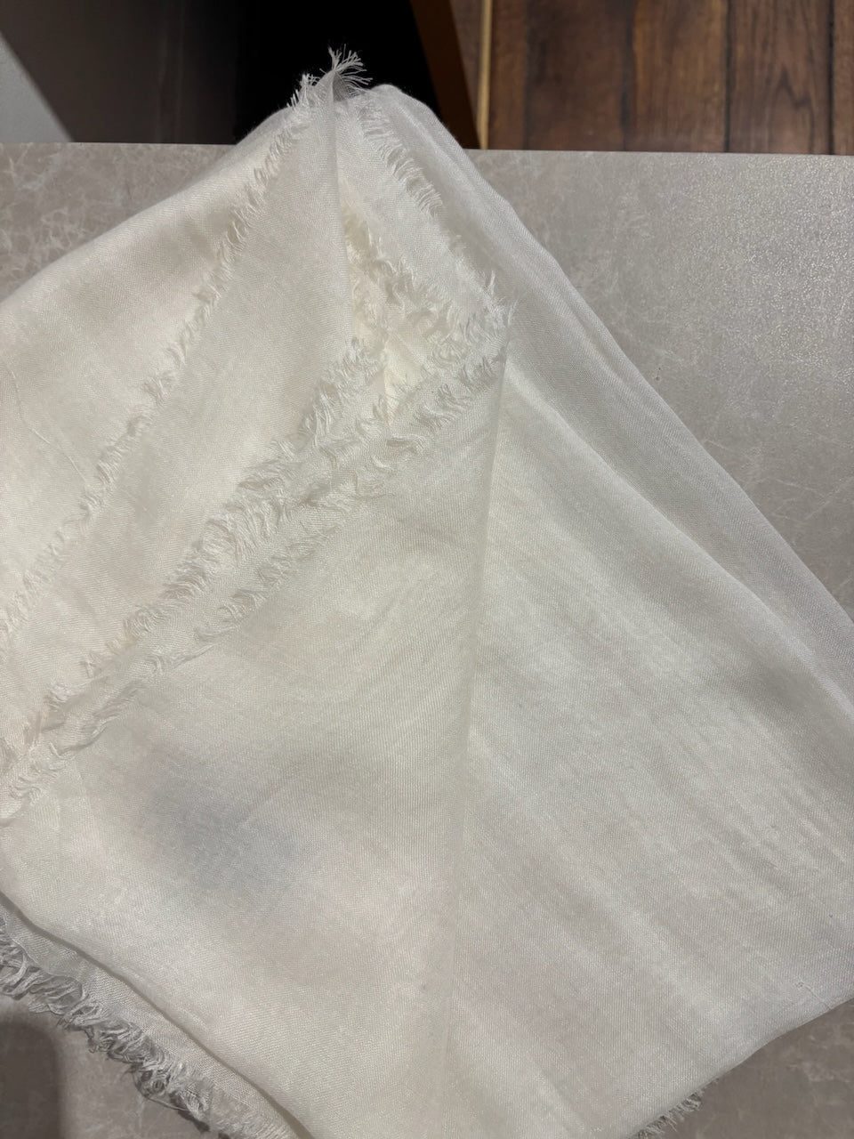 Foulard Chanel blanc