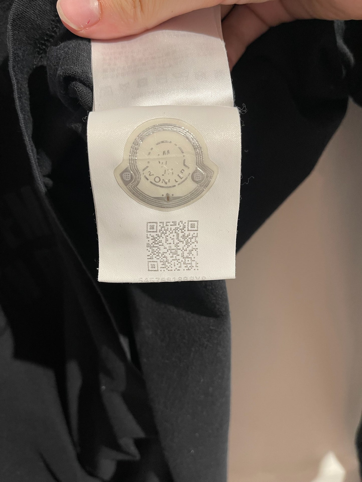 T-shirt Moncler noir T.M