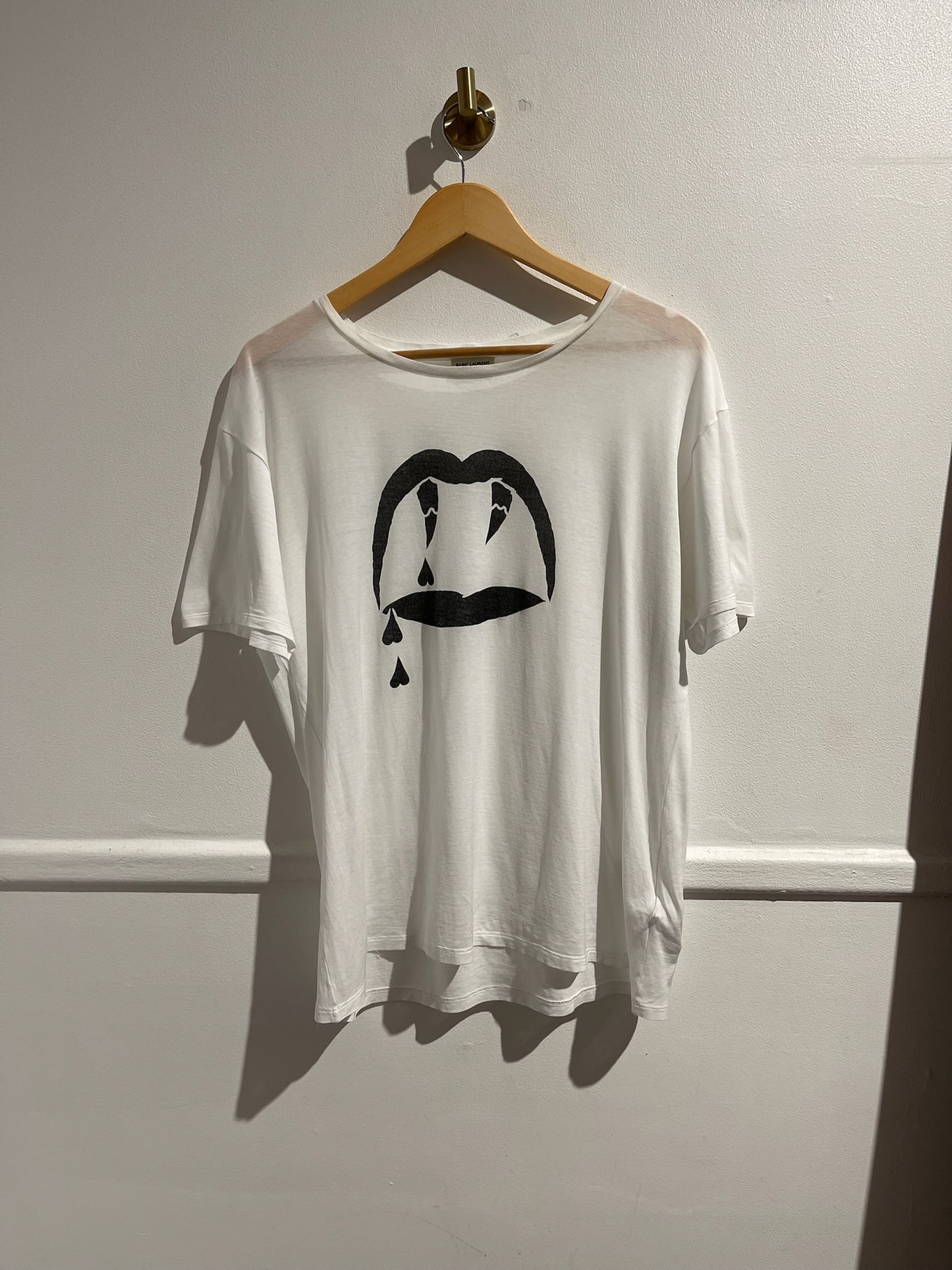 T-shirt Saint Laurent blanc T.M