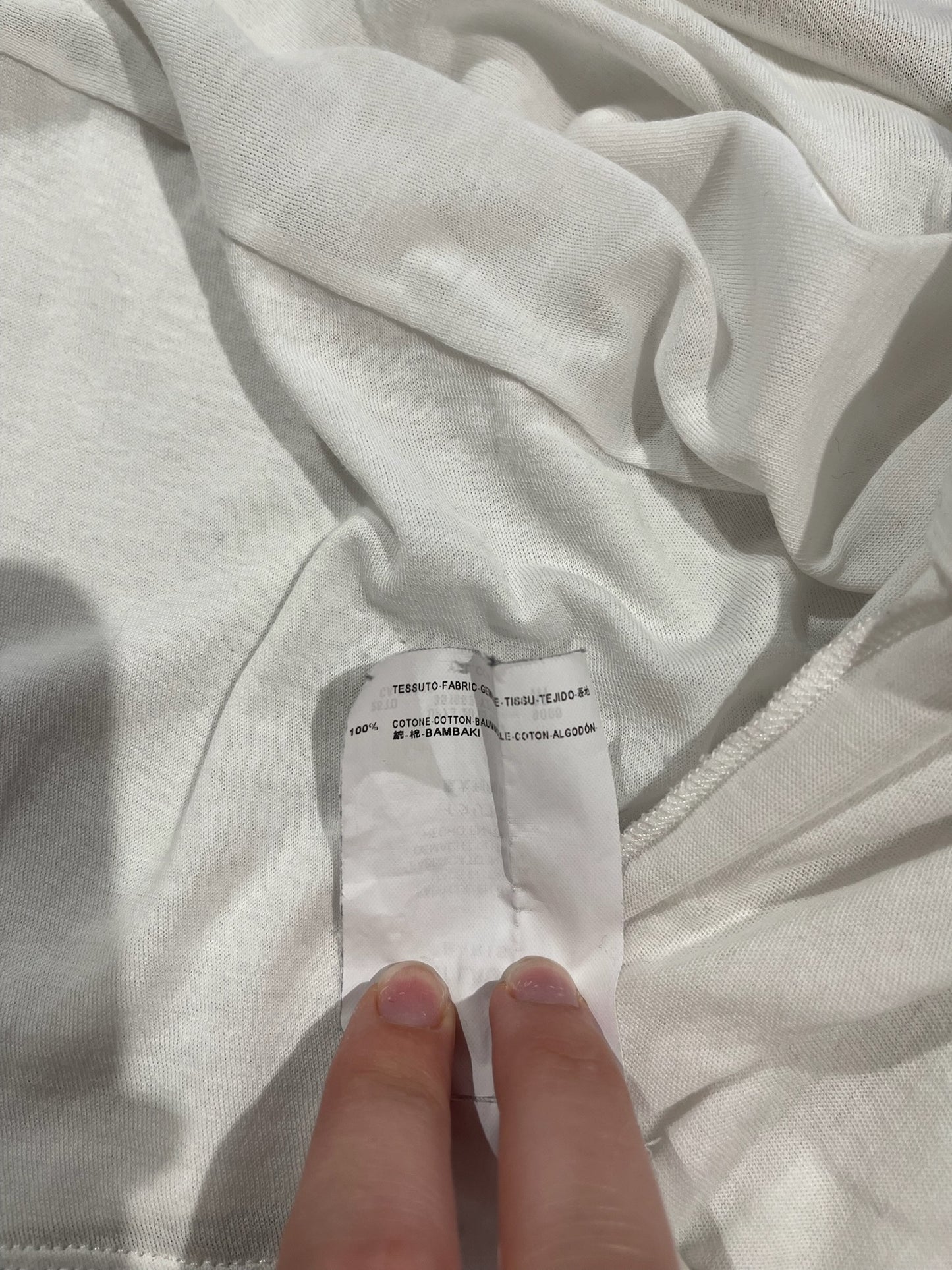 T-shirt Saint Laurent blanc T.M