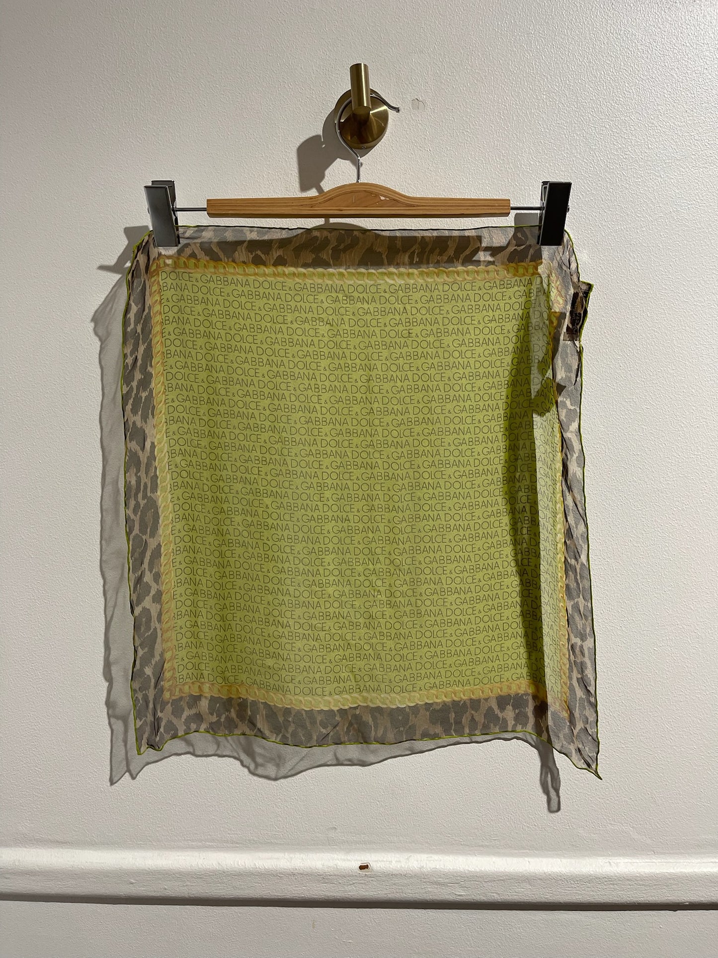 Foulard Dolce & Gabbana vert