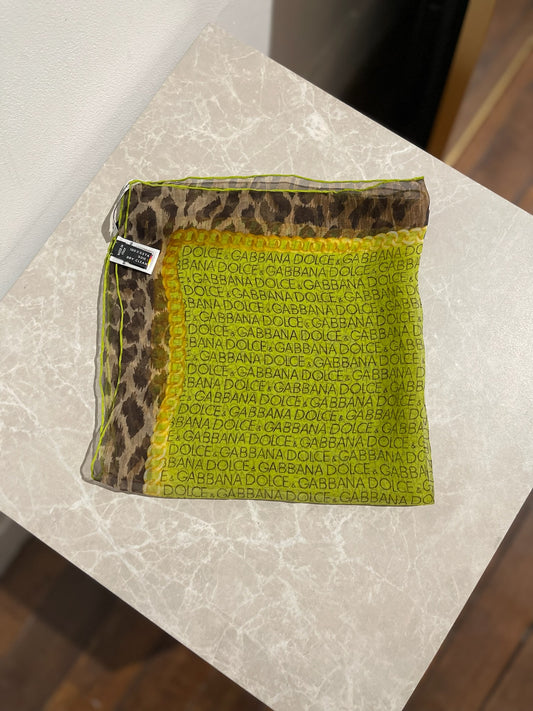 Foulard Dolce & Gabbana vert