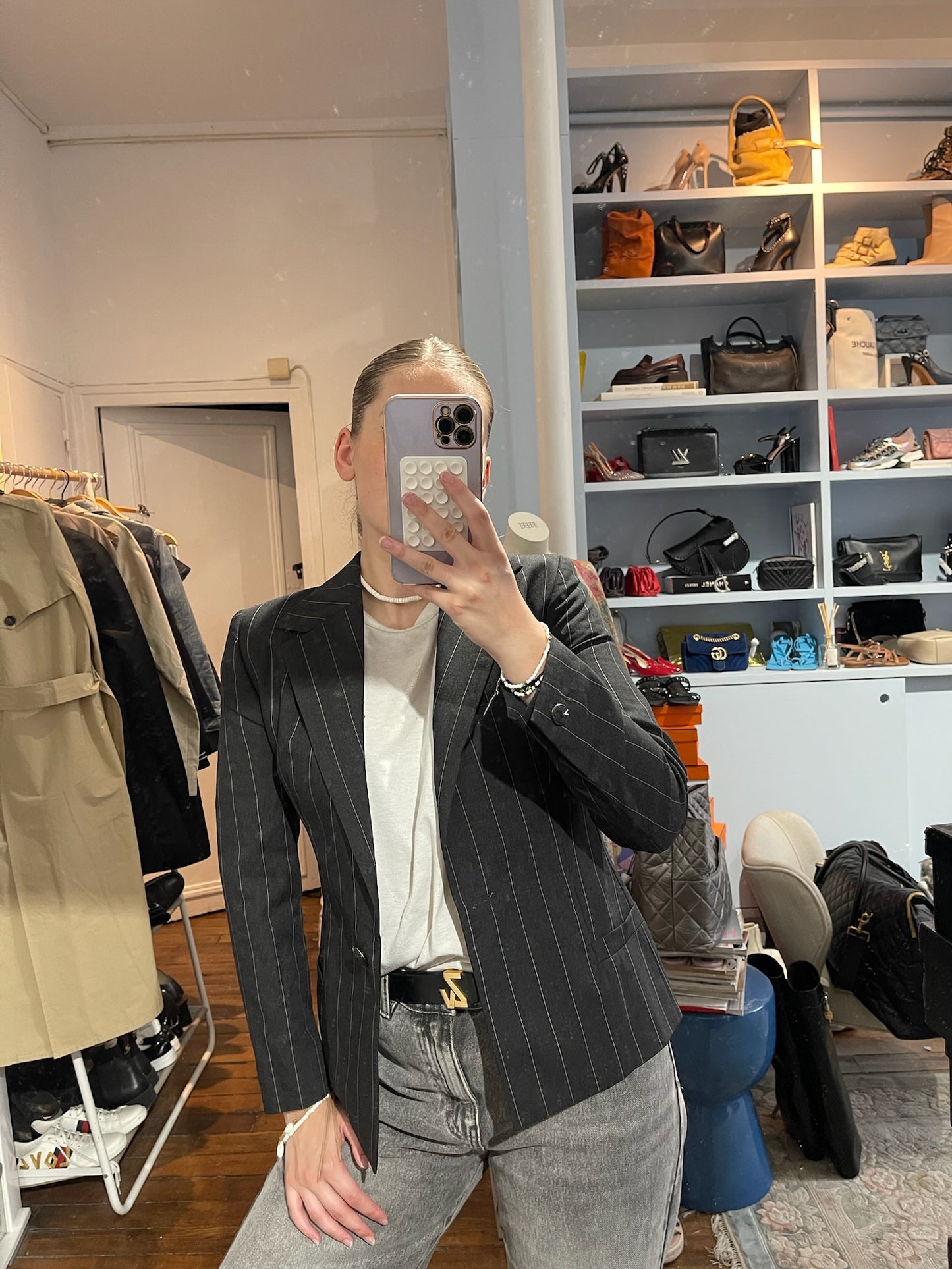 Blazer Versace gris T.34