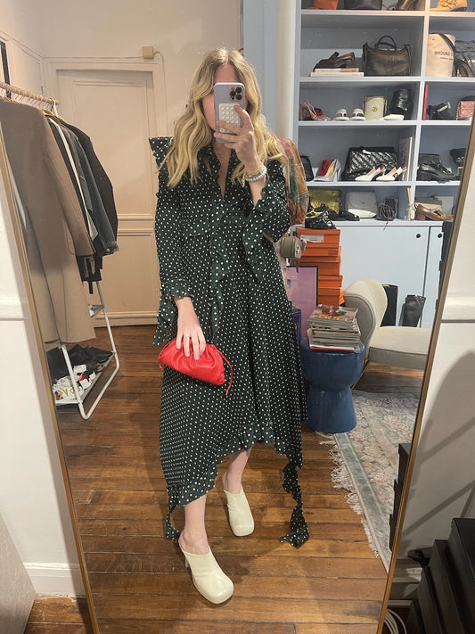 Robe VETEMENTS Vert T.XS Neuve