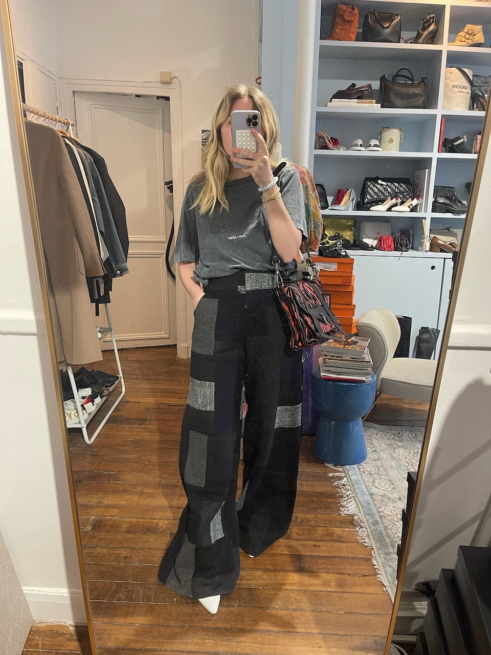 Pantalon Chanel patchwork T.36
