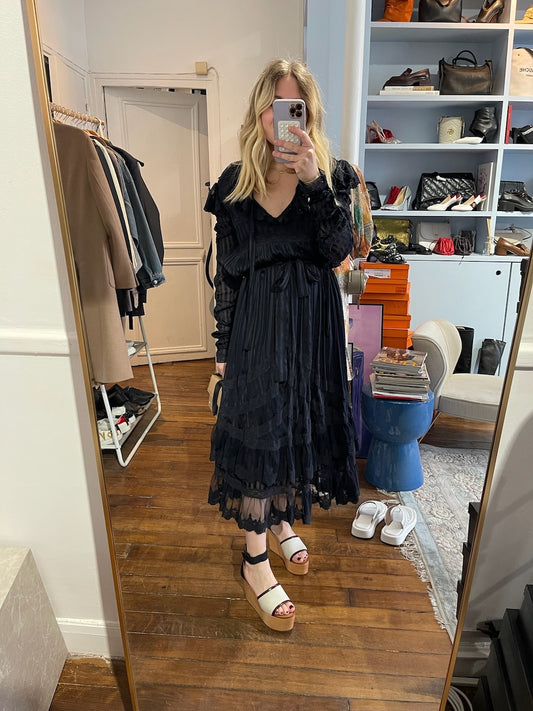 Robe Zimmermann noire T.3