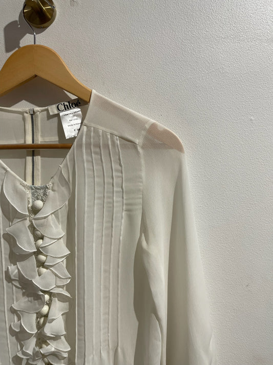 Blouse Chloé blanche T.36