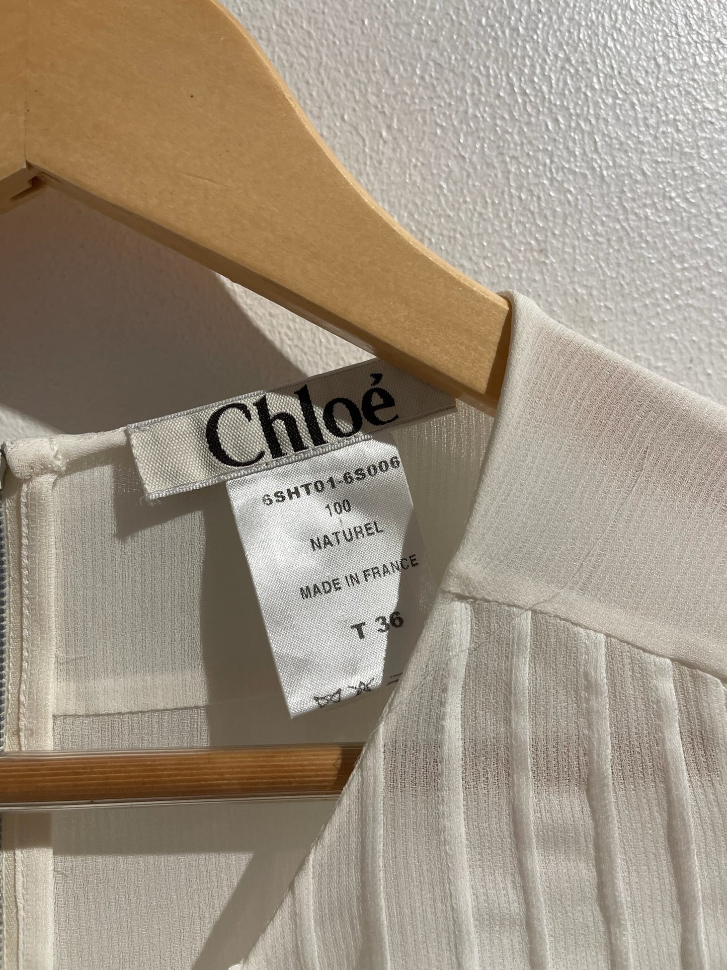 Blouse Chloé blanche T.36
