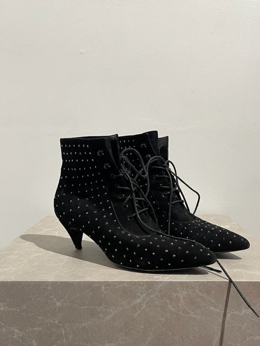 Bottines Saint Laurent noires T.37