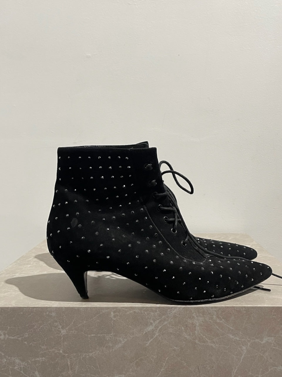 Bottines Saint Laurent noires T.37