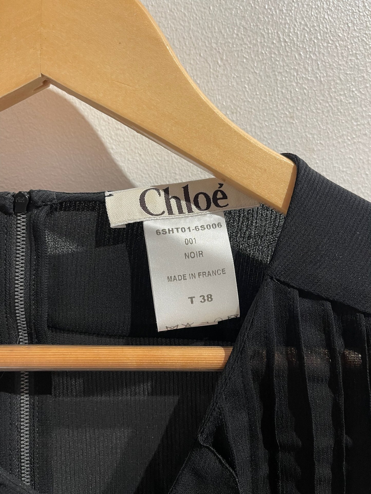 Blouse Chloé noire T.38