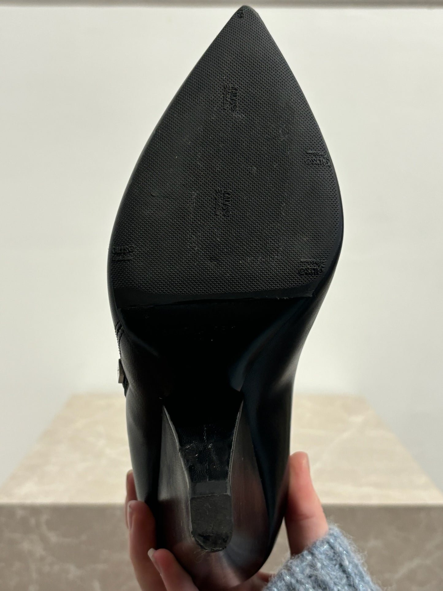 Bottines Saint Laurent zip noir T.38