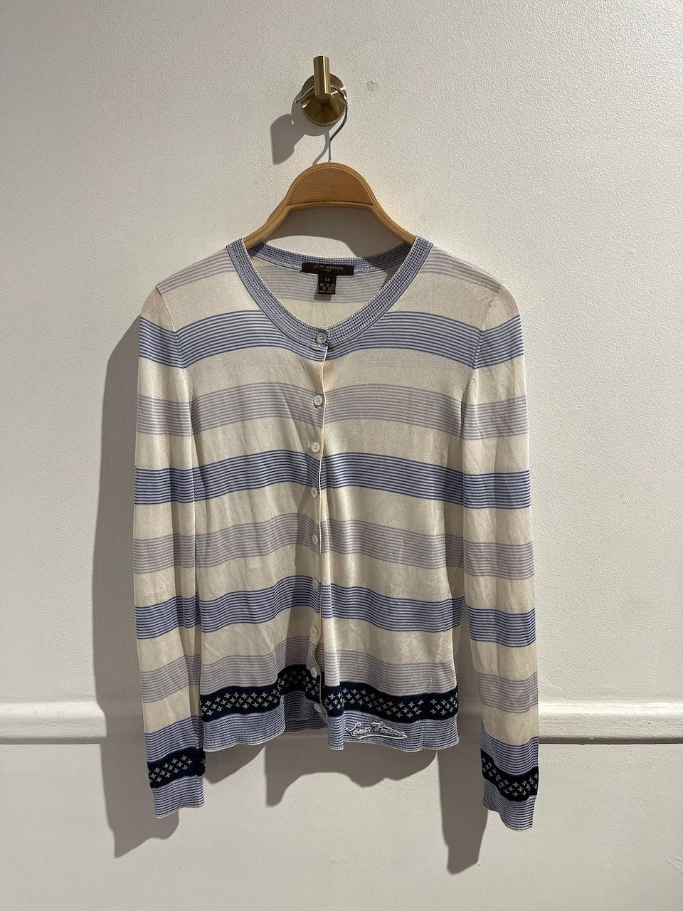 Cardigan Louis Vuitton bleu T.M