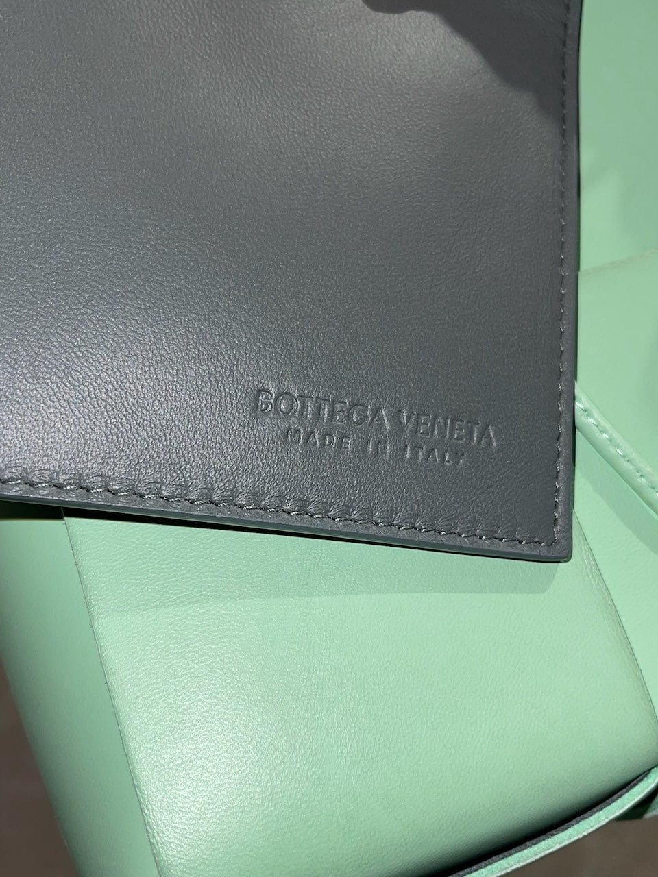 Sac Bottega Veneta Arco mini vert