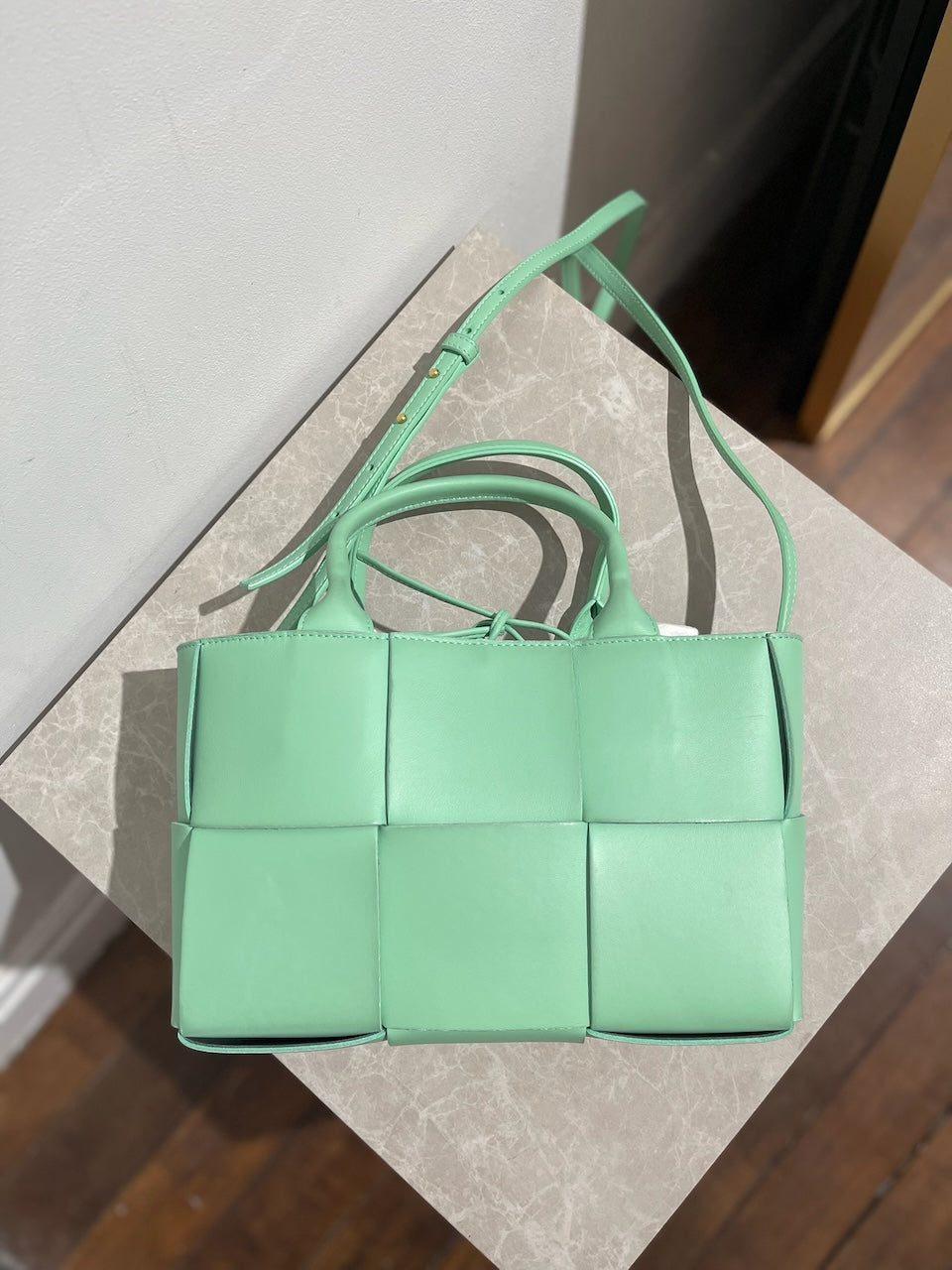 Sac Bottega Veneta Arco mini vert