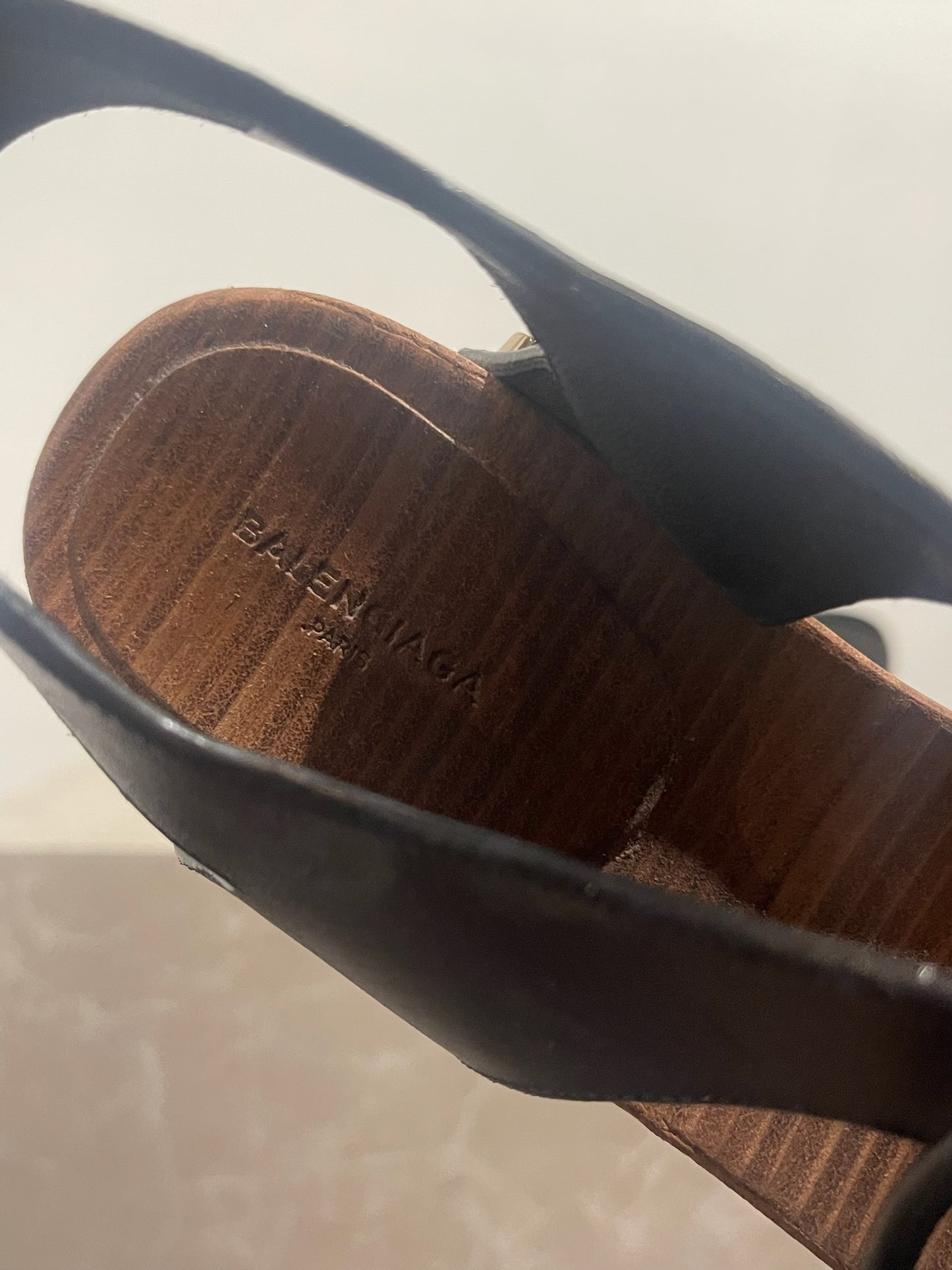 Sabots Balenciaga noirs T.40