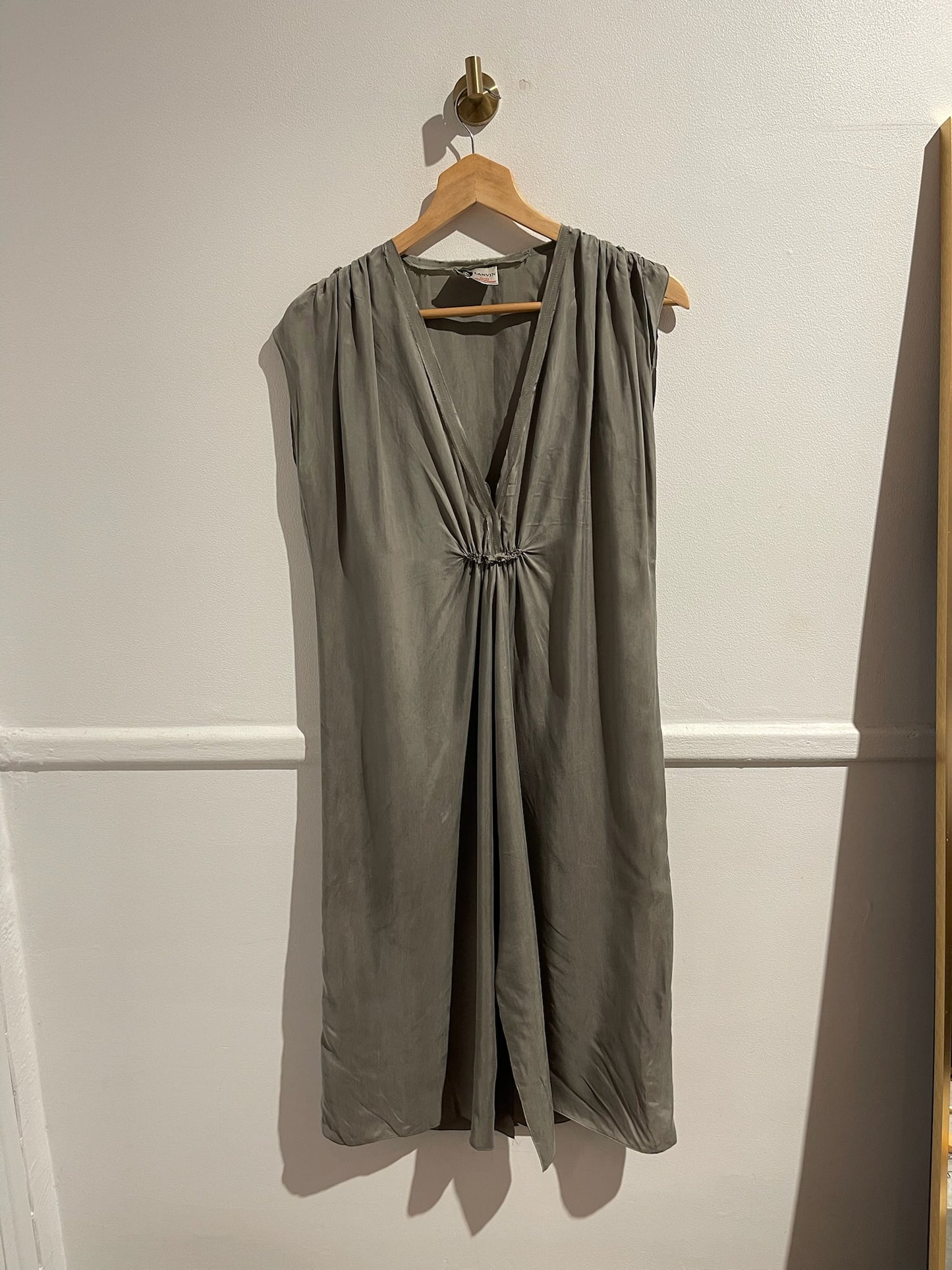 Robe Lanvin grise T.36