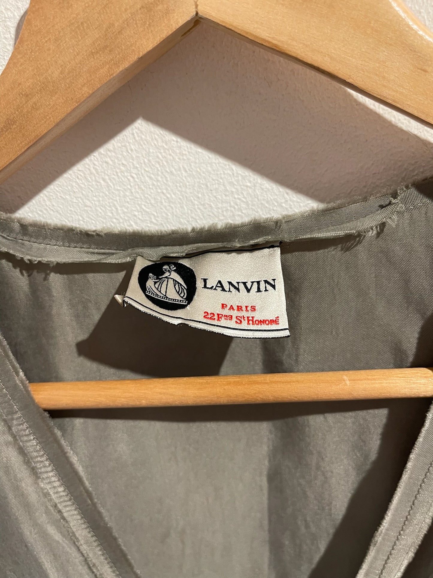 Robe Lanvin grise T.36
