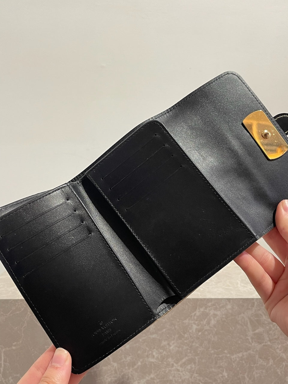 Portefeuille Louis Vuitton noir