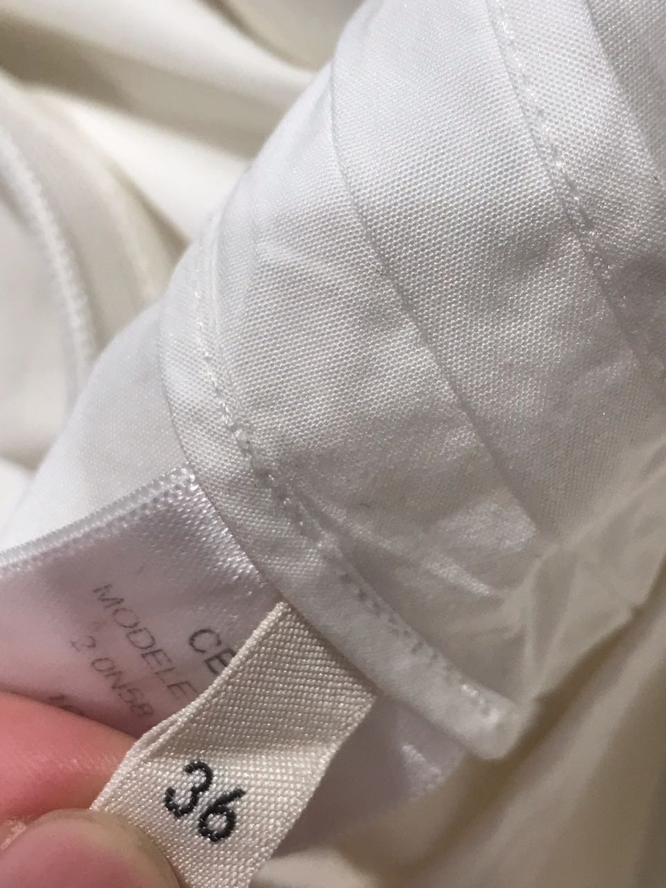 Blouse Celine blanche T.36