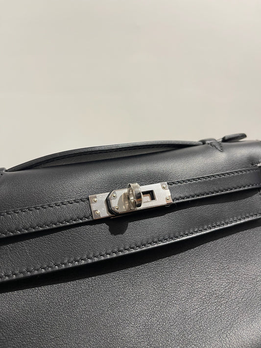 Pochette Hermès Kelly 20 noir