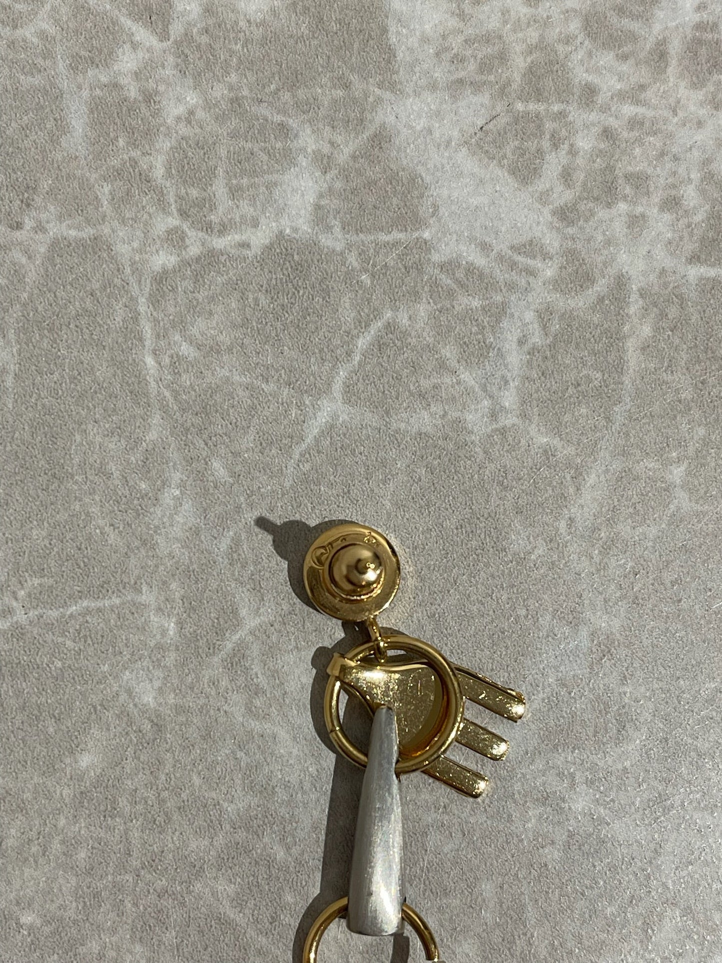 Boucles d'oreilles Chloé dorées