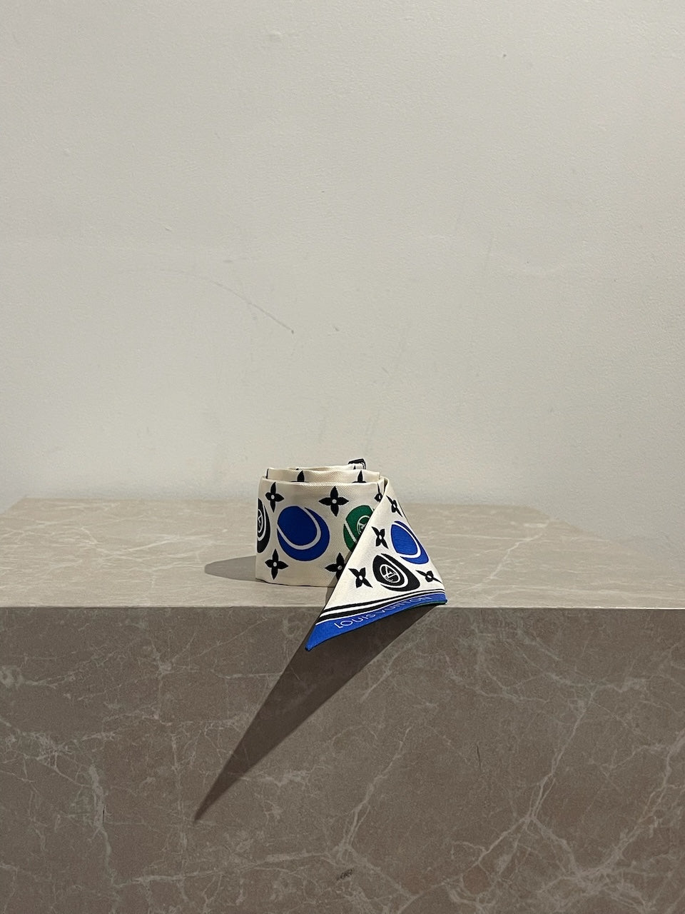 Bandeau Louis Vuitton bleu et vert