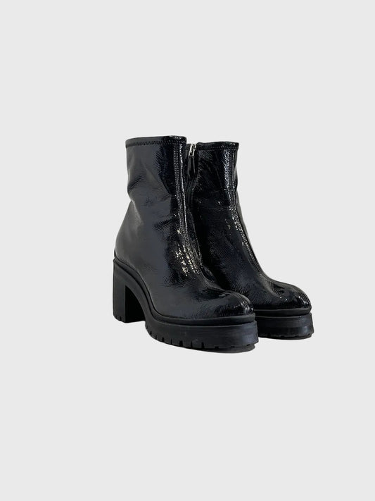 Bottines Miu Miu noires T.37