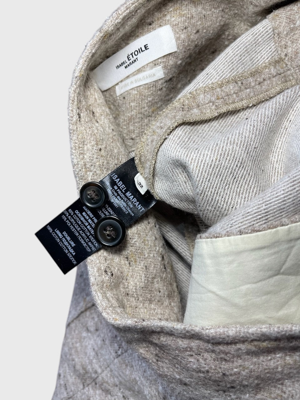Pantalon Isabel Marant beige T.32