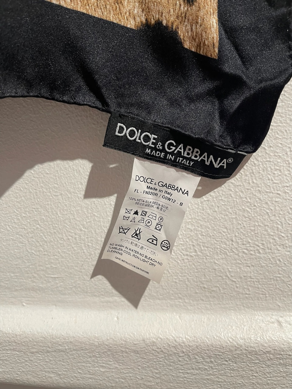 Foulard Dolce & Gabbana noir