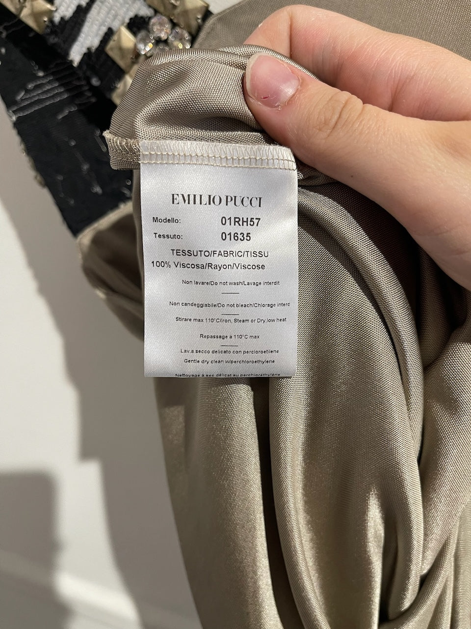 Robe Emilio Pucci beige T.36