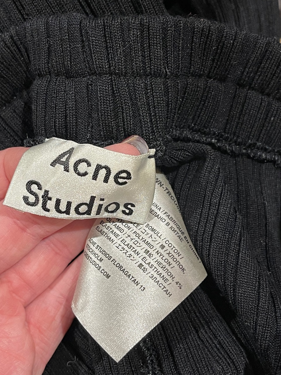 Pantalon Acne Studios noir T.XS
