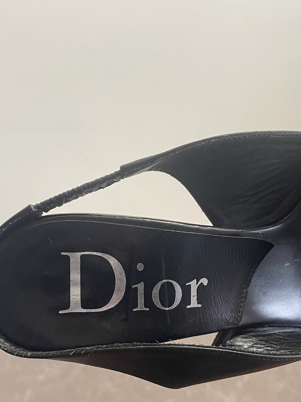 Sandales Dior noires T.41