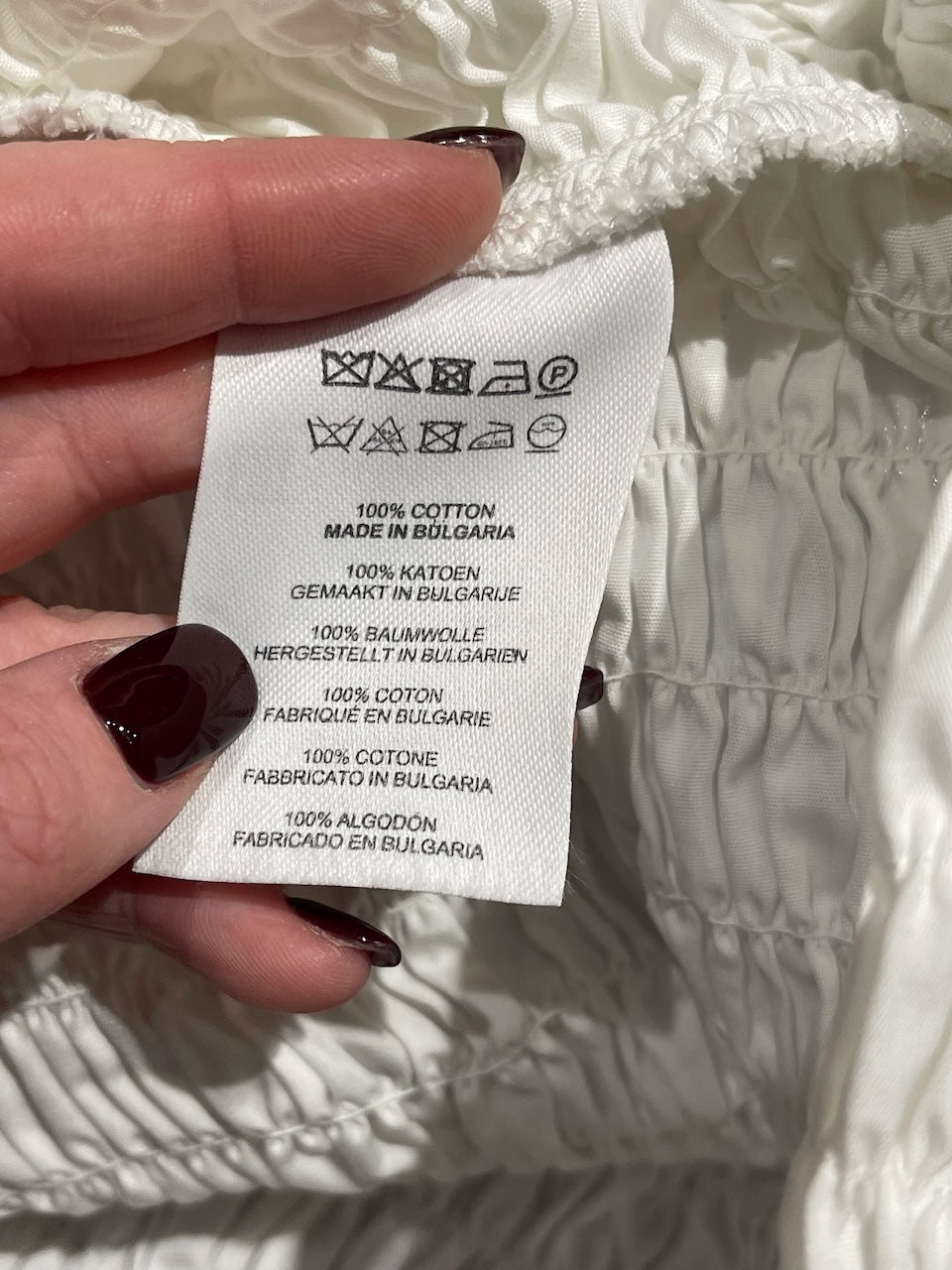Jupe Dries Van Noten blanche T.XS