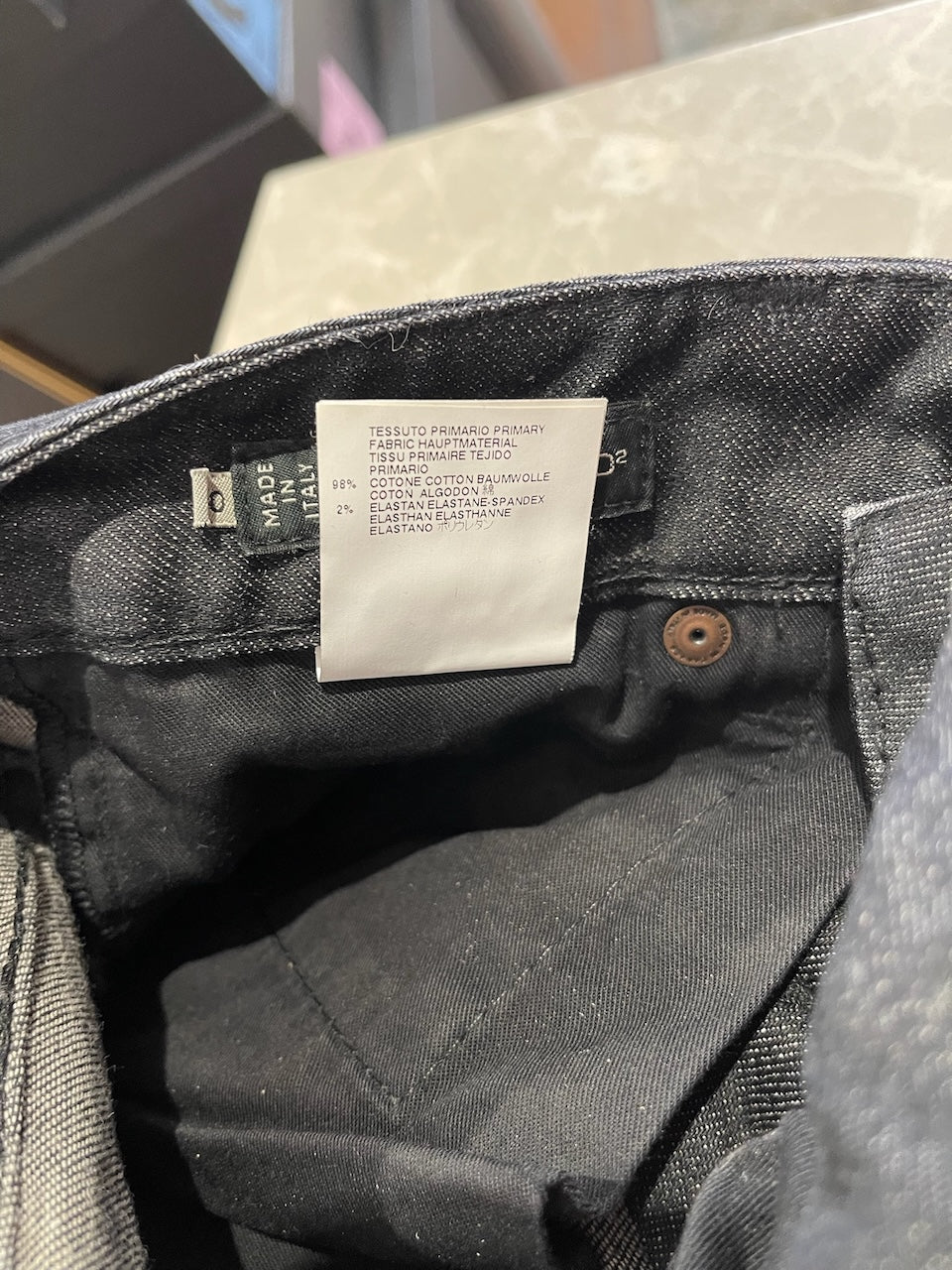 Jeans Dsquared noir T.36