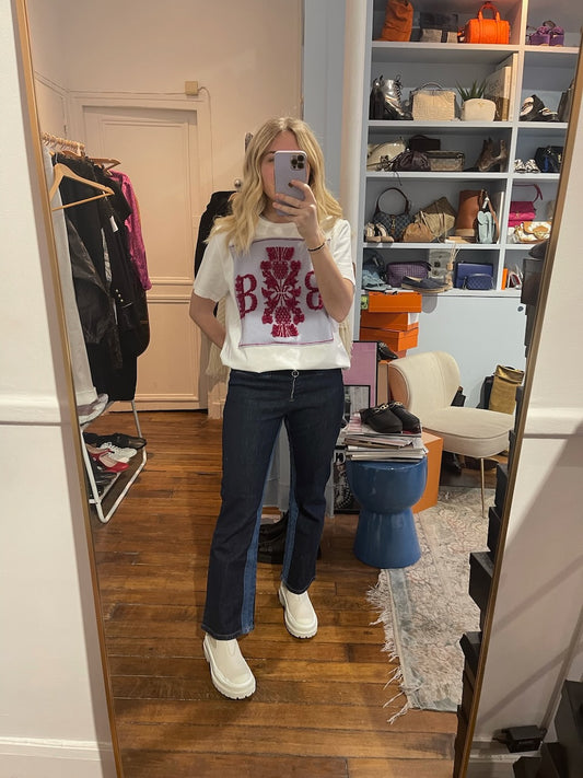 Jeans Courrèges bleu T.40