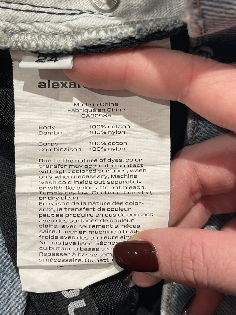 Jeans Alexander Wang T.24