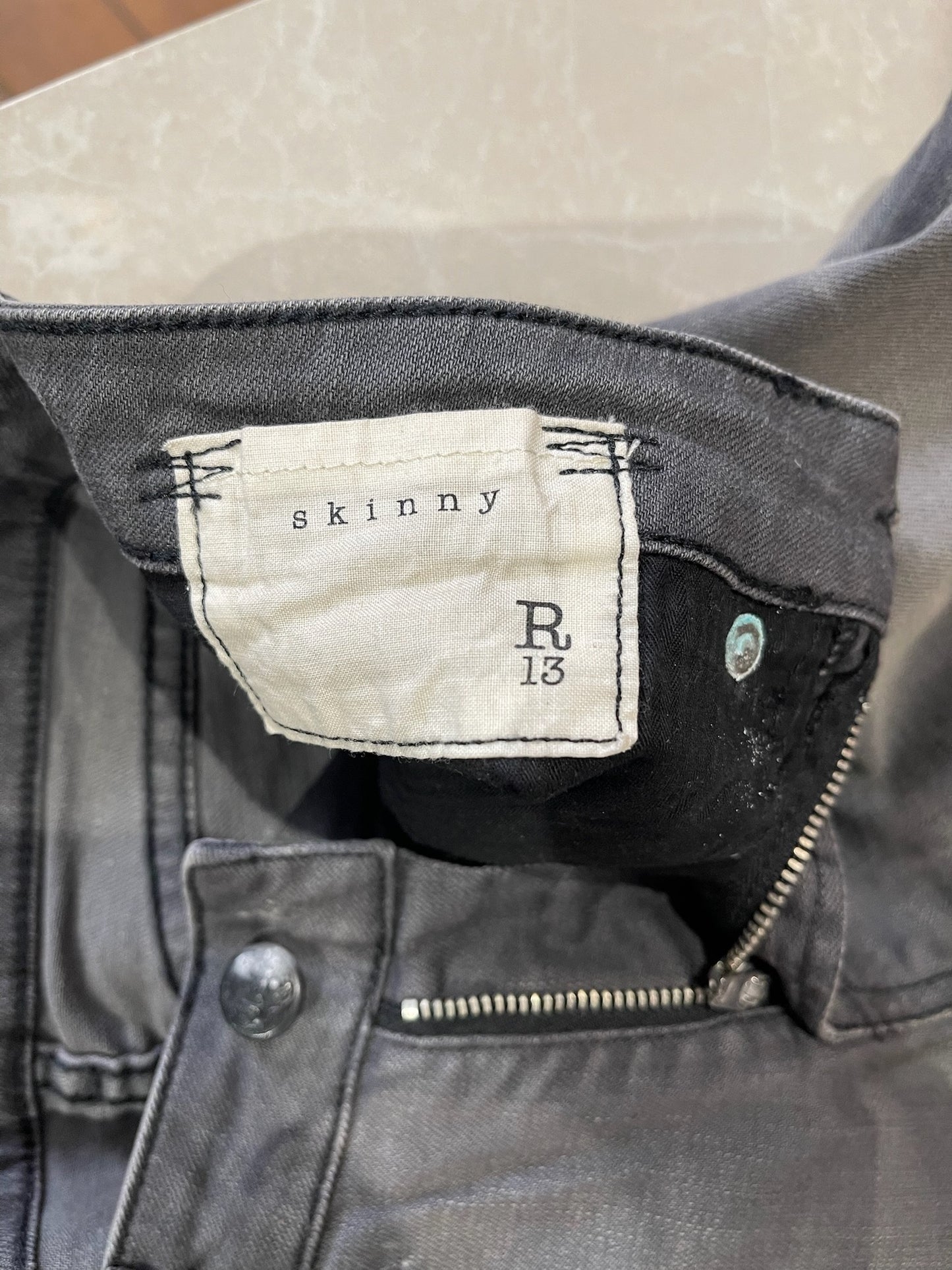 Jeans R13 gris T.26