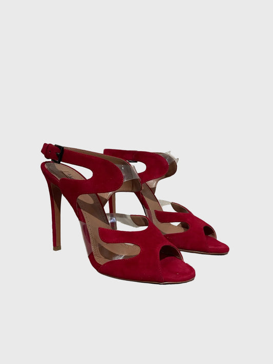 Sandales Alaia rouges T.38,5