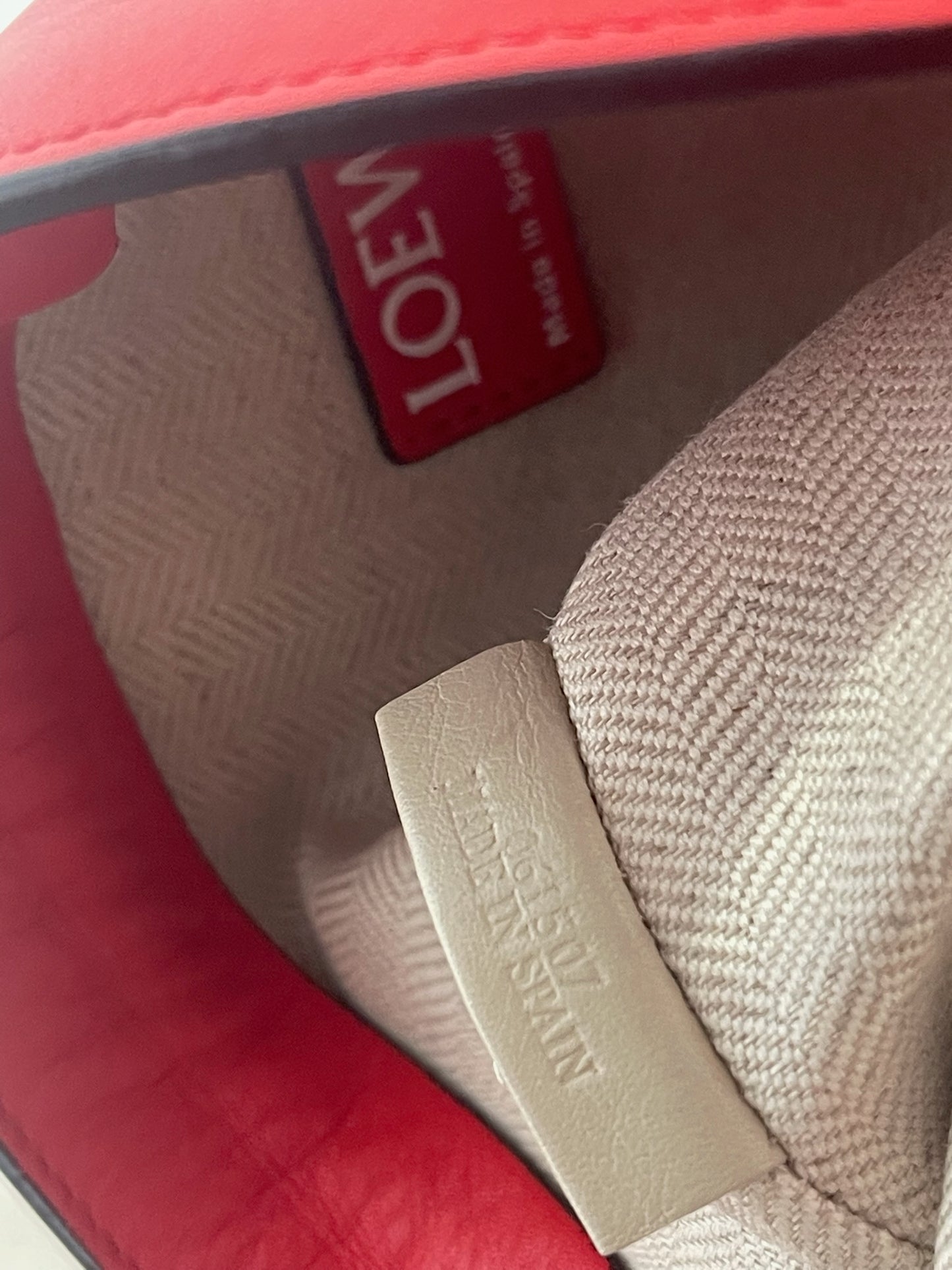 Pochette Loewe T Pouch rouge
